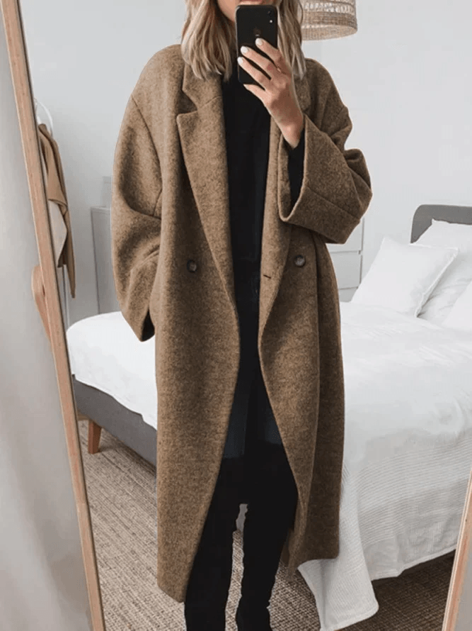 Harper - Classic Winter Overcoat - Milafashion-se.com