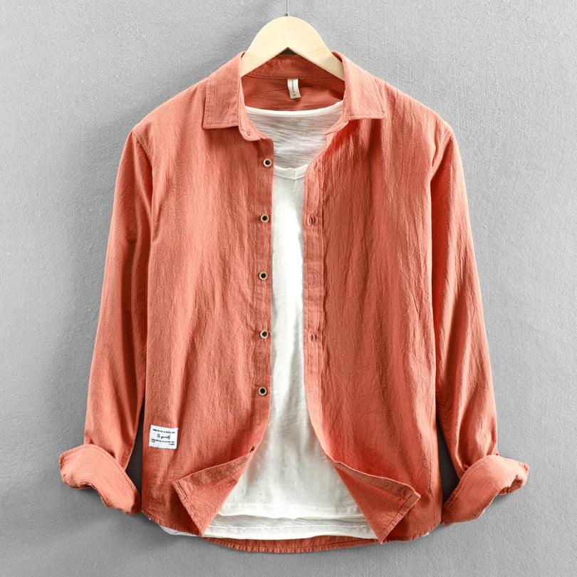Men's "Tono" Japan-Style Shirt - Milafashion-se.com