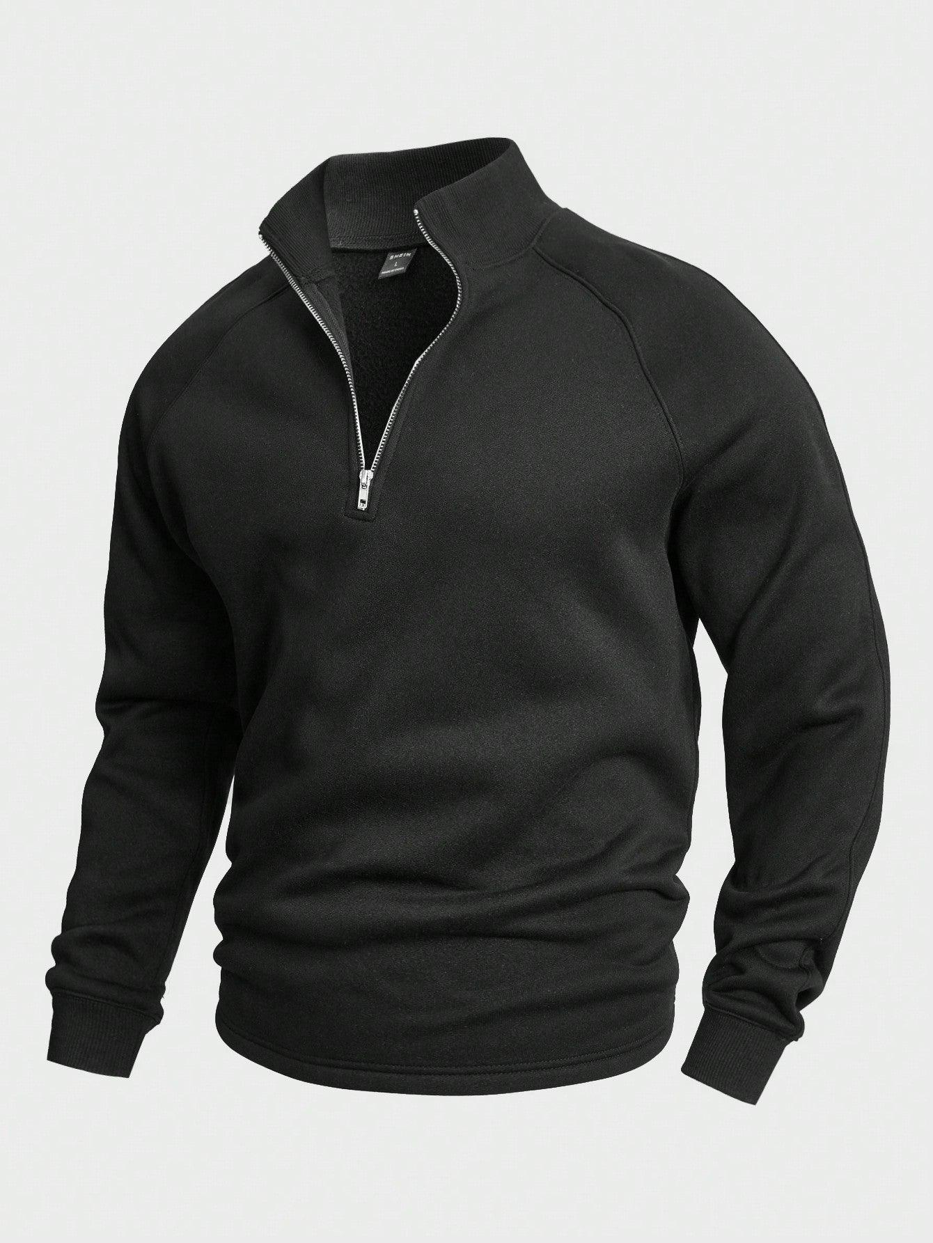 Vincent™ | Fritids-Halvdragkedja Tröja - Milafashion-se.com