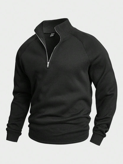 Vincent™ | Fritids-Halvdragkedja Tröja - Milafashion-se.com