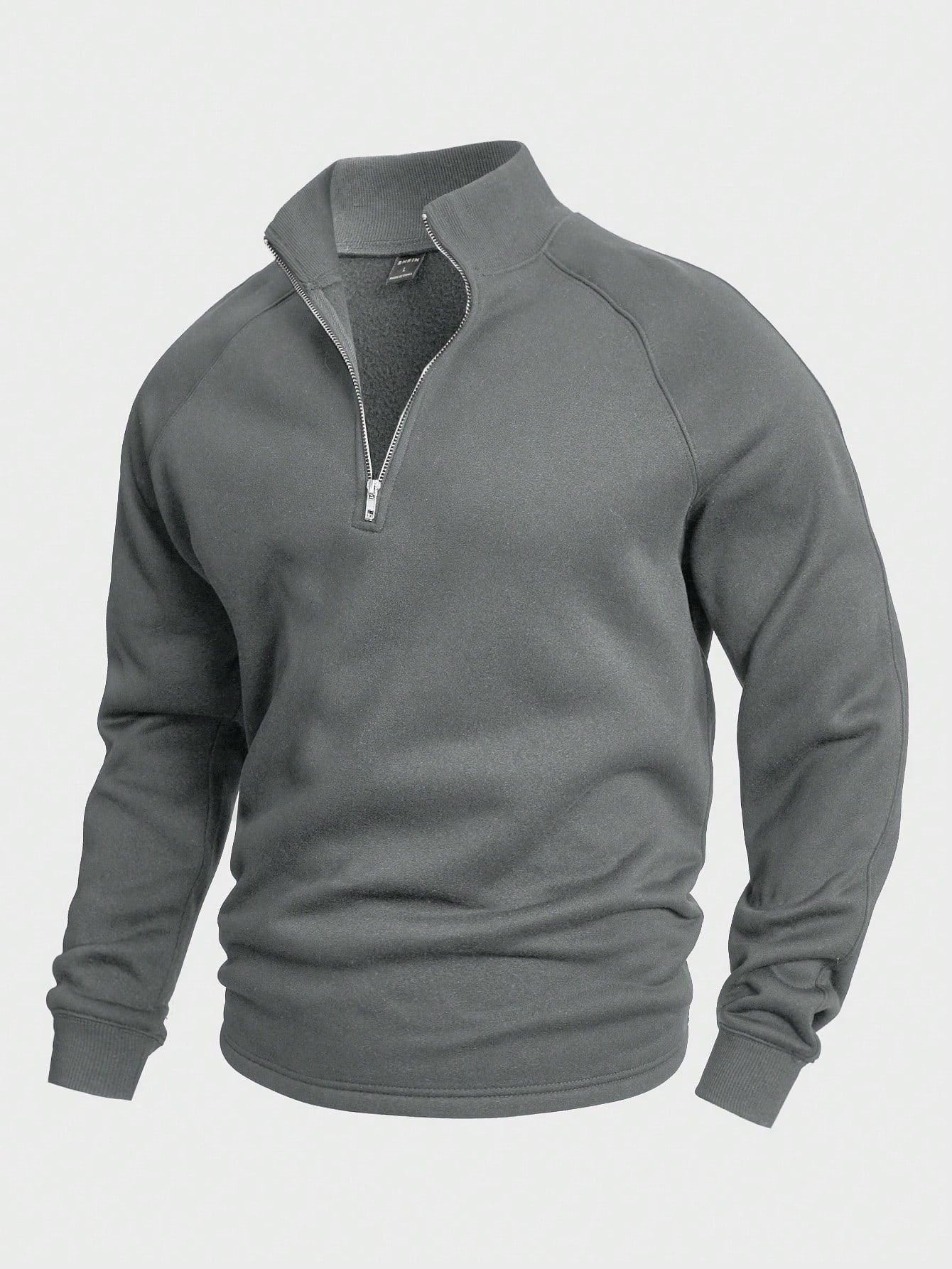 Vincent™ | Fritids-Halvdragkedja Tröja - Milafashion-se.com