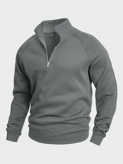Vincent™ | Fritids-Halvdragkedja Tröja - Milafashion-se.com