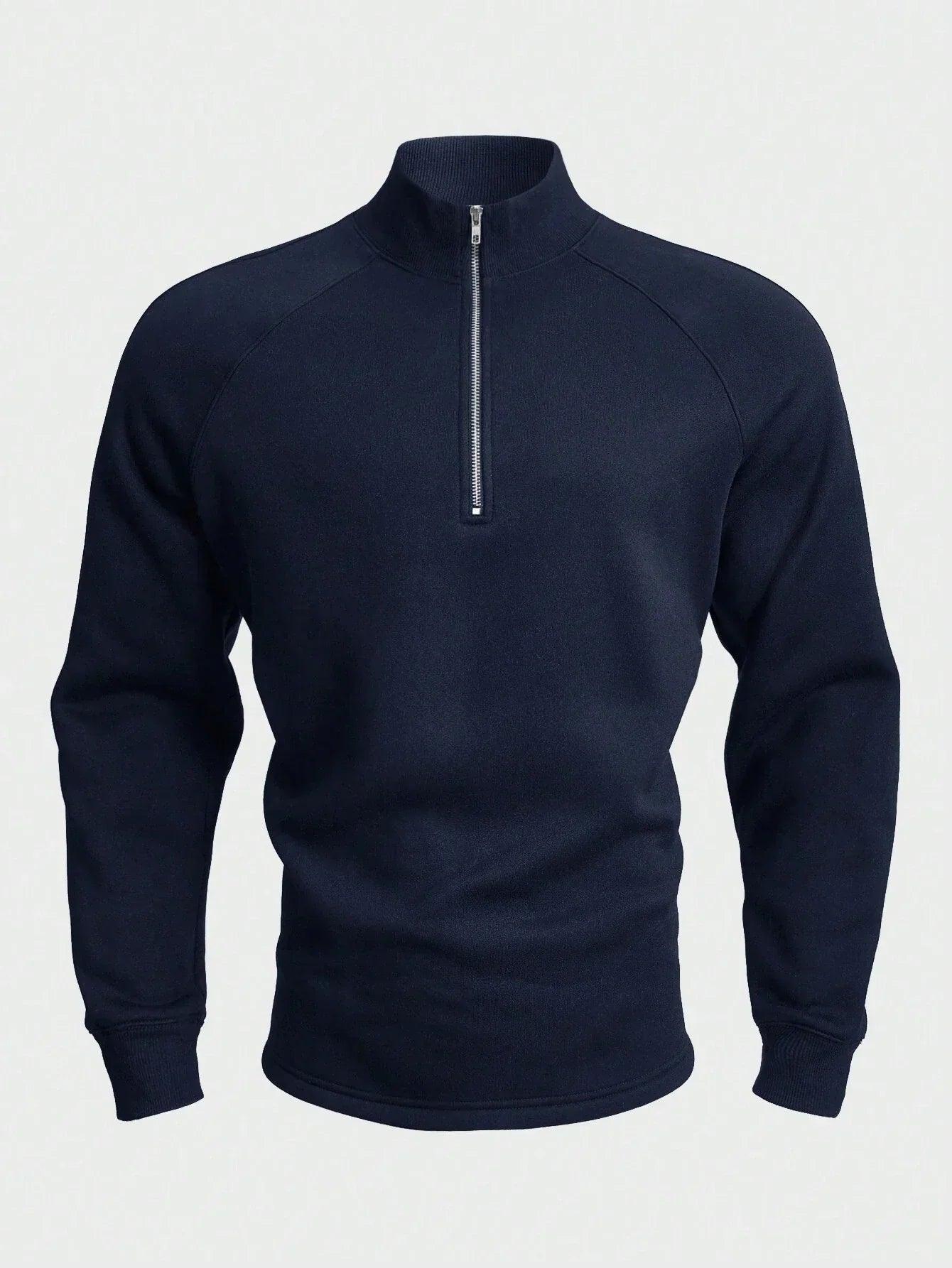 Vincent™ | Fritids-Halvdragkedja Tröja - Milafashion-se.com