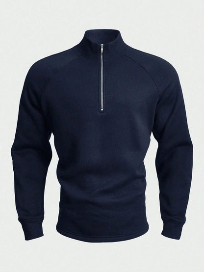 Vincent™ | Fritids-Halvdragkedja Tröja - Milafashion-se.com