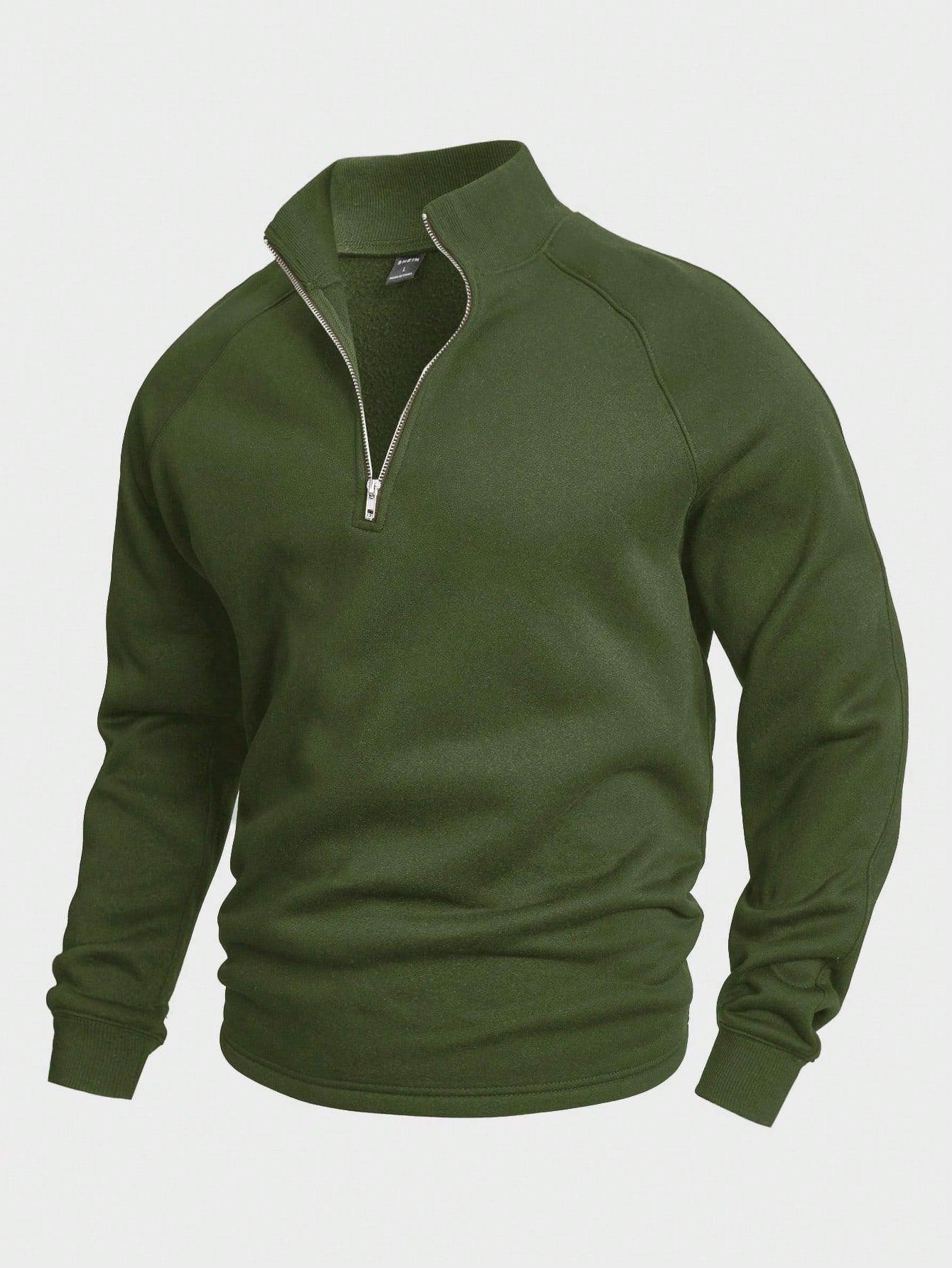 Vincent™ | Fritids-Halvdragkedja Tröja - Milafashion-se.com