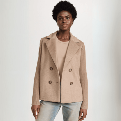 Riley™ | Knitted Blazer Coat - Milafashion-se.com