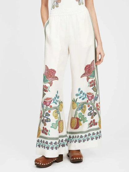 Florals And Fruits Print Set - Milafashion-se.com