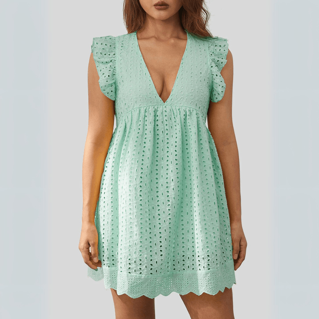 GRÖN KLÄNNING MED FICKOR - Milafashion-se.com