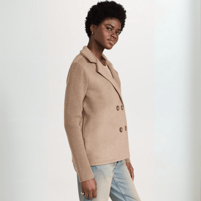 Riley™ | Knitted Blazer Coat - Milafashion-se.com