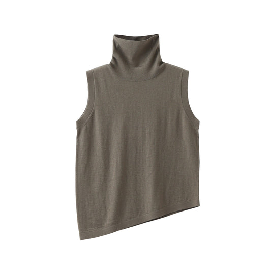 LUSSO Acrilico Crop Turtleneck Sweater - Milafashion-se.com