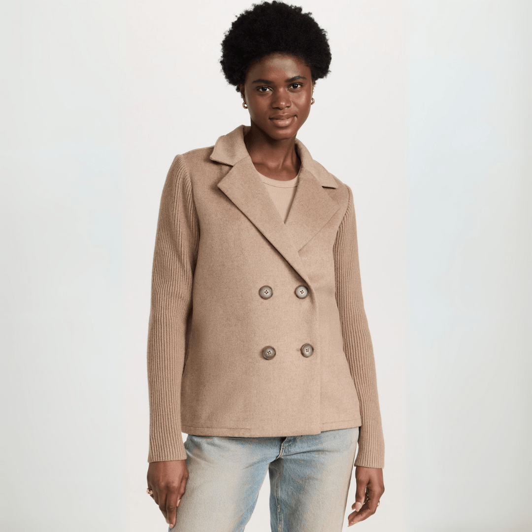 Riley™ | Knitted Blazer Coat - Milafashion-se.com