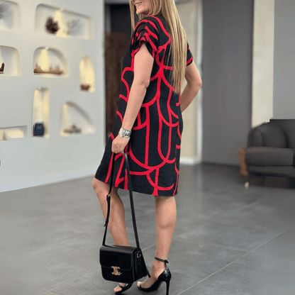 GINA | KORTÄRMAD KLÄNNING - Milafashion-se.com
