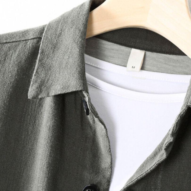 Men's "Moka" Japan Style Shirt - Milafashion-se.com