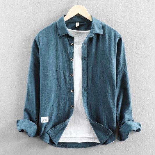 Men's "Tono" Japan-Style Shirt - Milafashion-se.com