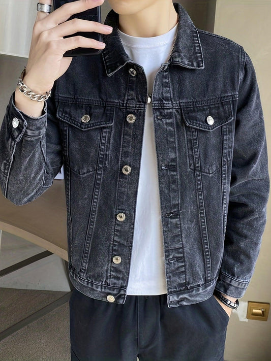Lucas™ | Klassisk Jeansjacka - Milafashion-se.com