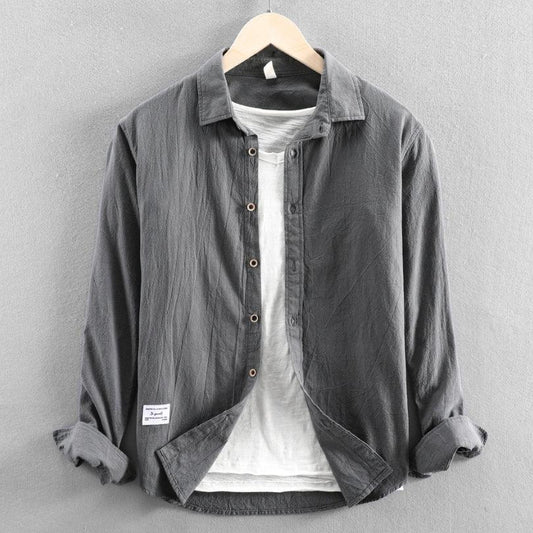 Men's "Tono" Japan-Style Shirt - Milafashion-se.com