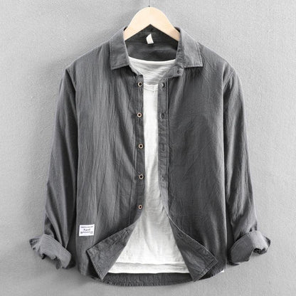 Men's "Tono" Japan-Style Shirt - Milafashion-se.com