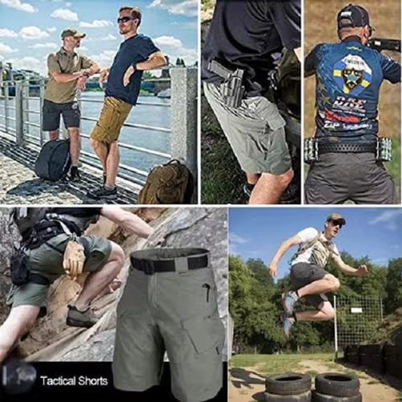 Choice Men Urban Military Waterproof Cargo Tactical Shorts Male Outdoor Camo Andningsbara Snabbtorkande Byxor Sommar Casual Shorts - Milafashion-se.com