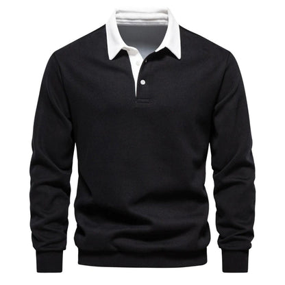 Grahn™ | Pikétröja med Långa Ärmar - Milafashion-se.com