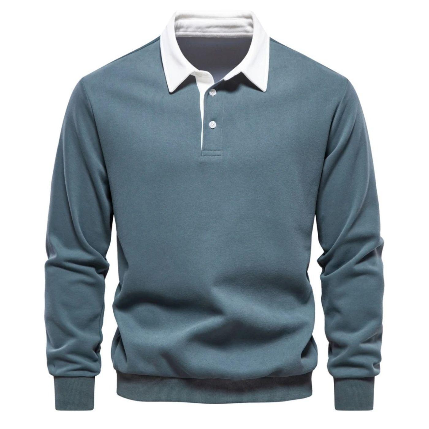 Grahn™ | Pikétröja med Långa Ärmar - Milafashion-se.com