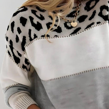Emily - Leopardmönstrad tröja