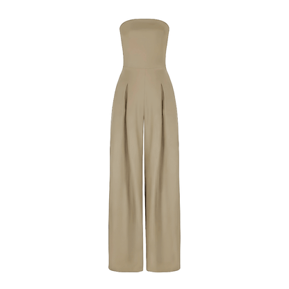 Ellen™ | Axelbandslös Jumpsuit - Milafashion-se.com