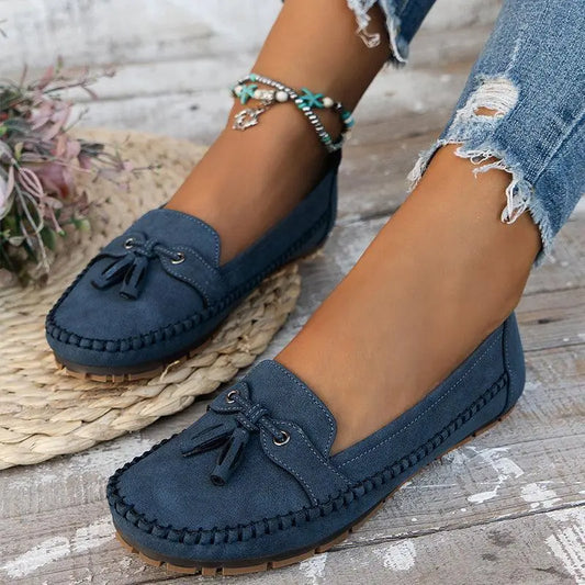 Julia™ | Bekväma Mjuka Mokassiner - Milafashion-se.com