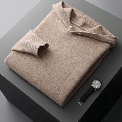 Arden - Hoodie i merinoull