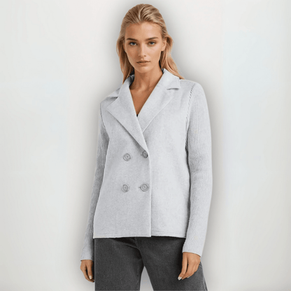 Riley™ | Knitted Blazer Coat - Milafashion-se.com