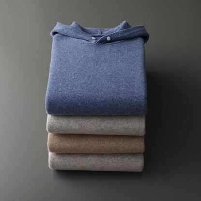 Arden - Hoodie i merinoull