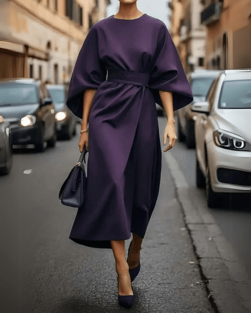 Ingrid™ | Elegant Klänning - Milafashion-se.com