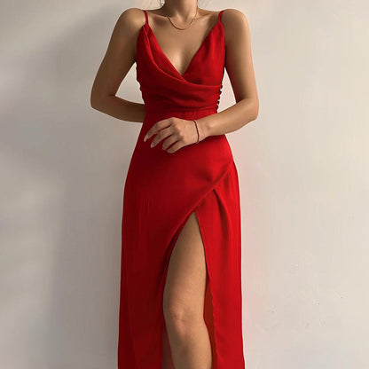 Märta™ | Elegant Axelbandslös Klänning - Milafashion-se.com