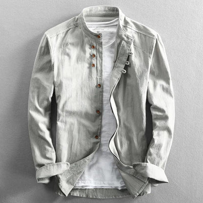 Herrskjorta "Aokaze" i japansk stil - Milafashion-se.com
