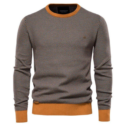 Gunnarsson™ | Rutig Herrtröja - Milafashion-se.com