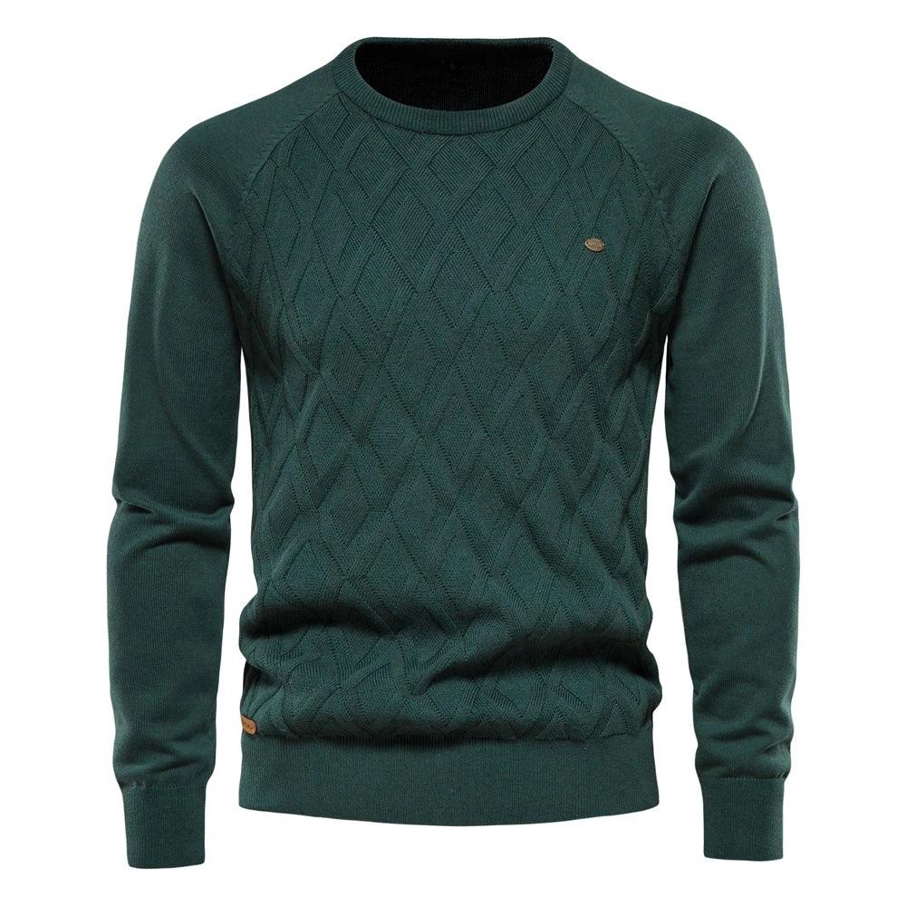 Göran™ | Herrtröja Med Rutdesign - Milafashion-se.com