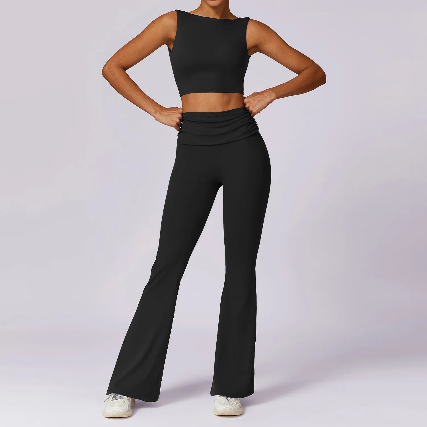 Träningsset Dam – 2-delars Snabbtorkande Top & Kjol - Milafashion-se.com