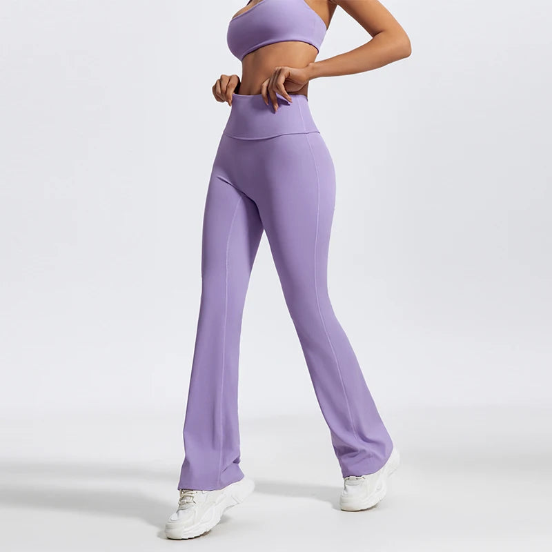 Träningsset Dam – Sport-BH & Vida Byxor i Snabbtorkande Material - Milafashion-se.com