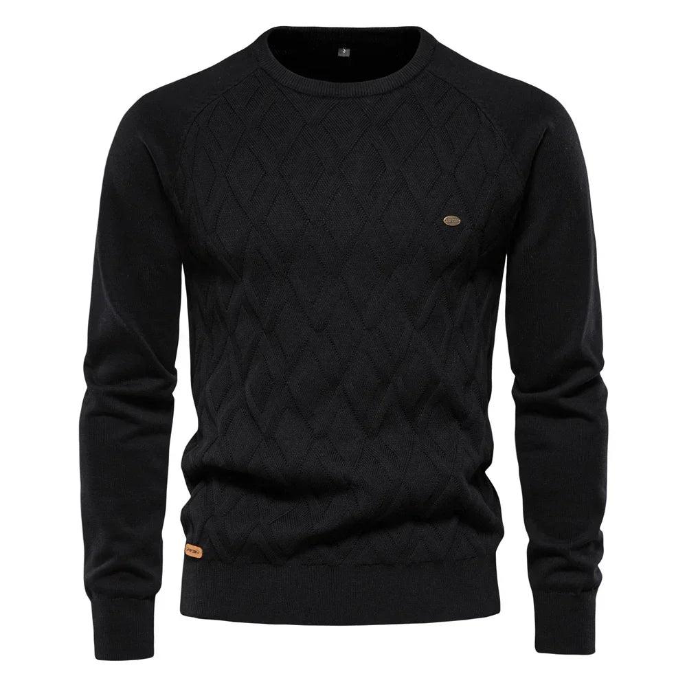 Göran™ | Herrtröja Med Rutdesign - Milafashion-se.com
