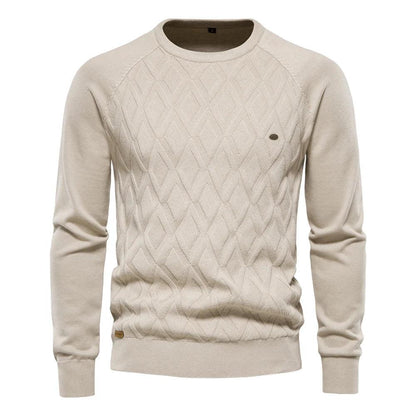 Göran™ | Herrtröja Med Rutdesign - Milafashion-se.com