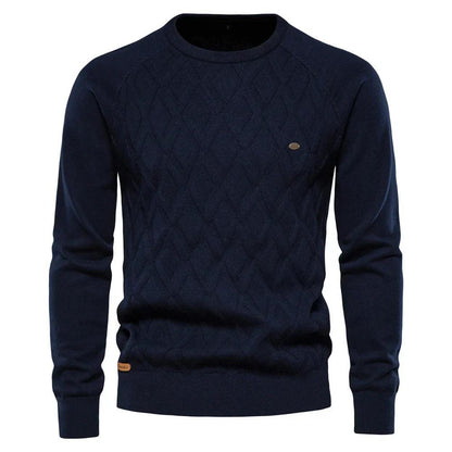 Göran™ | Herrtröja Med Rutdesign - Milafashion-se.com