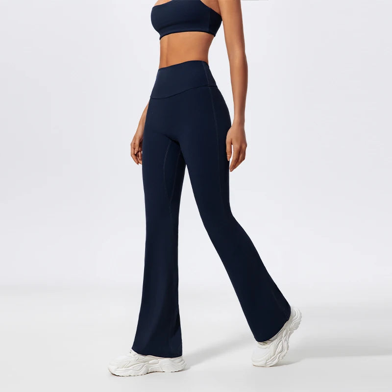 Träningsset Dam – Sport-BH & Vida Byxor i Snabbtorkande Material - Milafashion-se.com