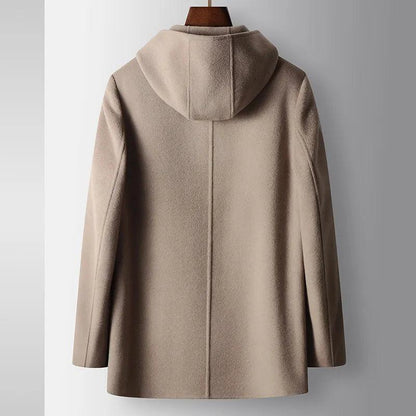 MILA 100% Woolen Hooded Coat