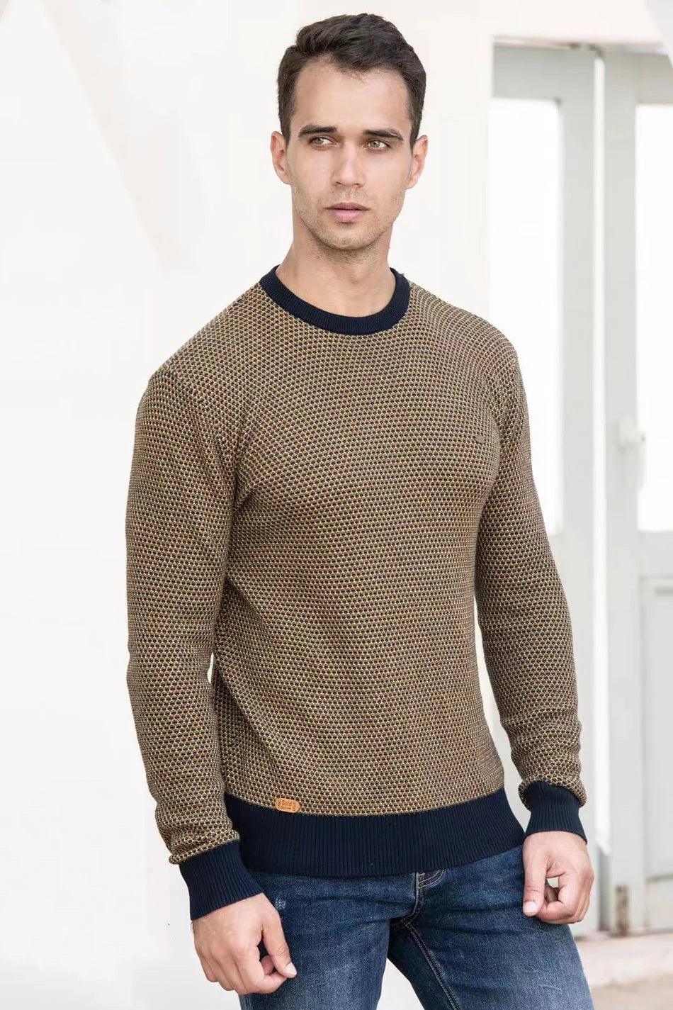 Gunnarsson™ | Rutig Herrtröja - Milafashion-se.com