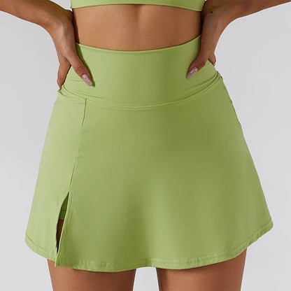Somrig Sport- & Yogakjol med Slits – Hög Kvalitet - Milafashion-se.com