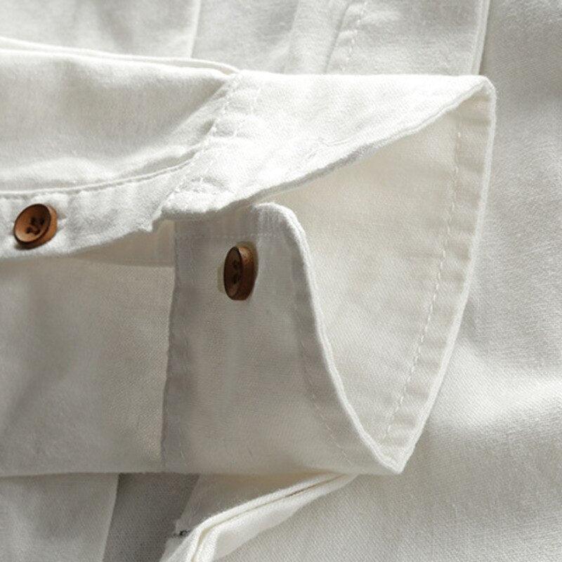 Herrskjorta "Aokaze" i japansk stil - Milafashion-se.com