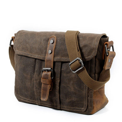 Lundgren™ | Liten Canvasaxelväska - Milafashion-se.com