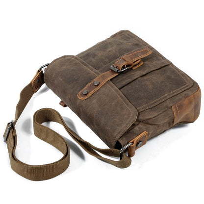 Lundgren™ | Liten Canvasaxelväska - Milafashion-se.com
