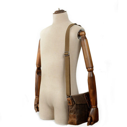Lundgren™ | Liten Canvasaxelväska - Milafashion-se.com