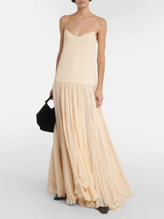 Strappy Drop Waist Irregular Dress - Milafashion-se.com