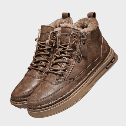 Bryson | Men's Leather Winter Boots - Milafashion-se.com